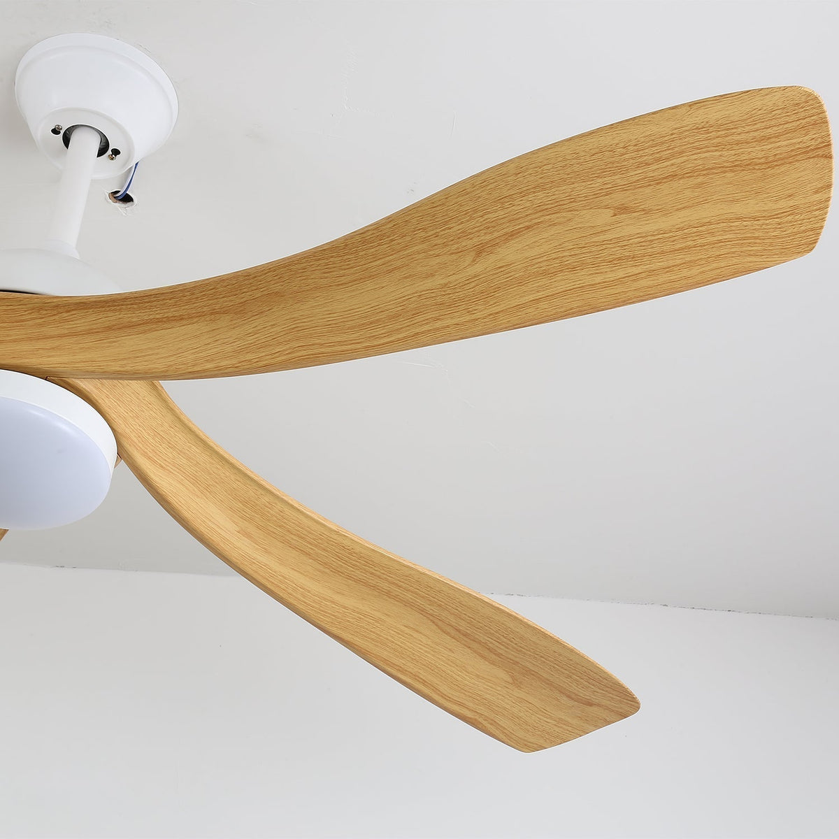 Sylven Moderne plafondventilator met verlichting van hout