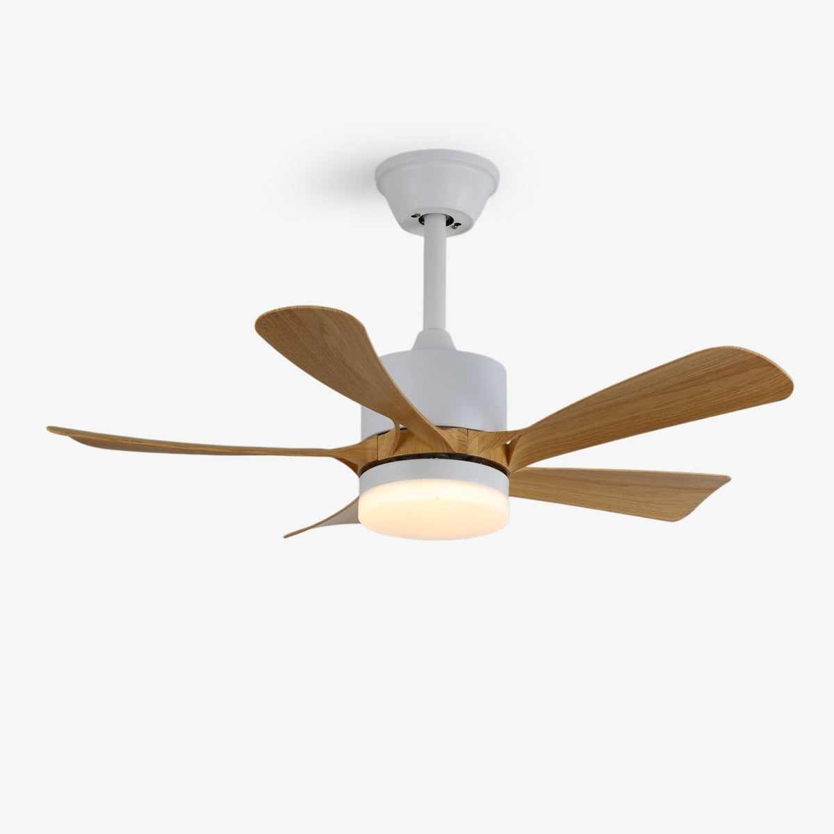 Sylven Moderne plafondventilator met verlichting van hout
