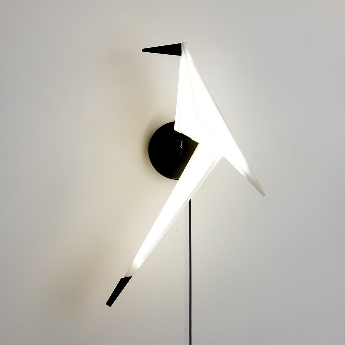 Visileth Noordse kunst kraan wandlamp met stekker goud