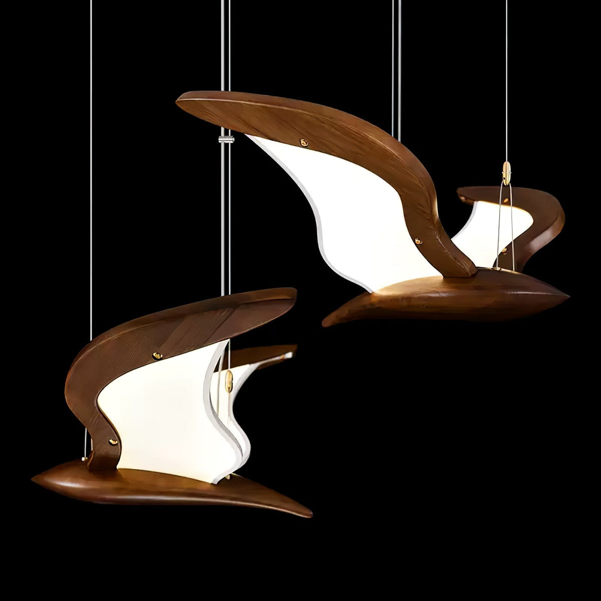 Lyvynia hanglamp van Organisch Hout