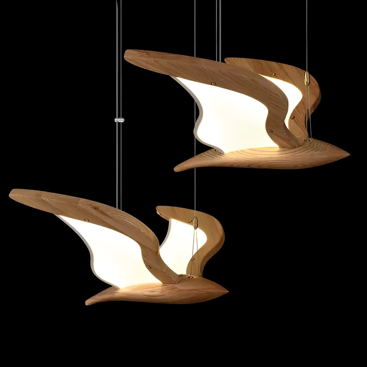 Lyvynia hanglamp van Organisch Hout