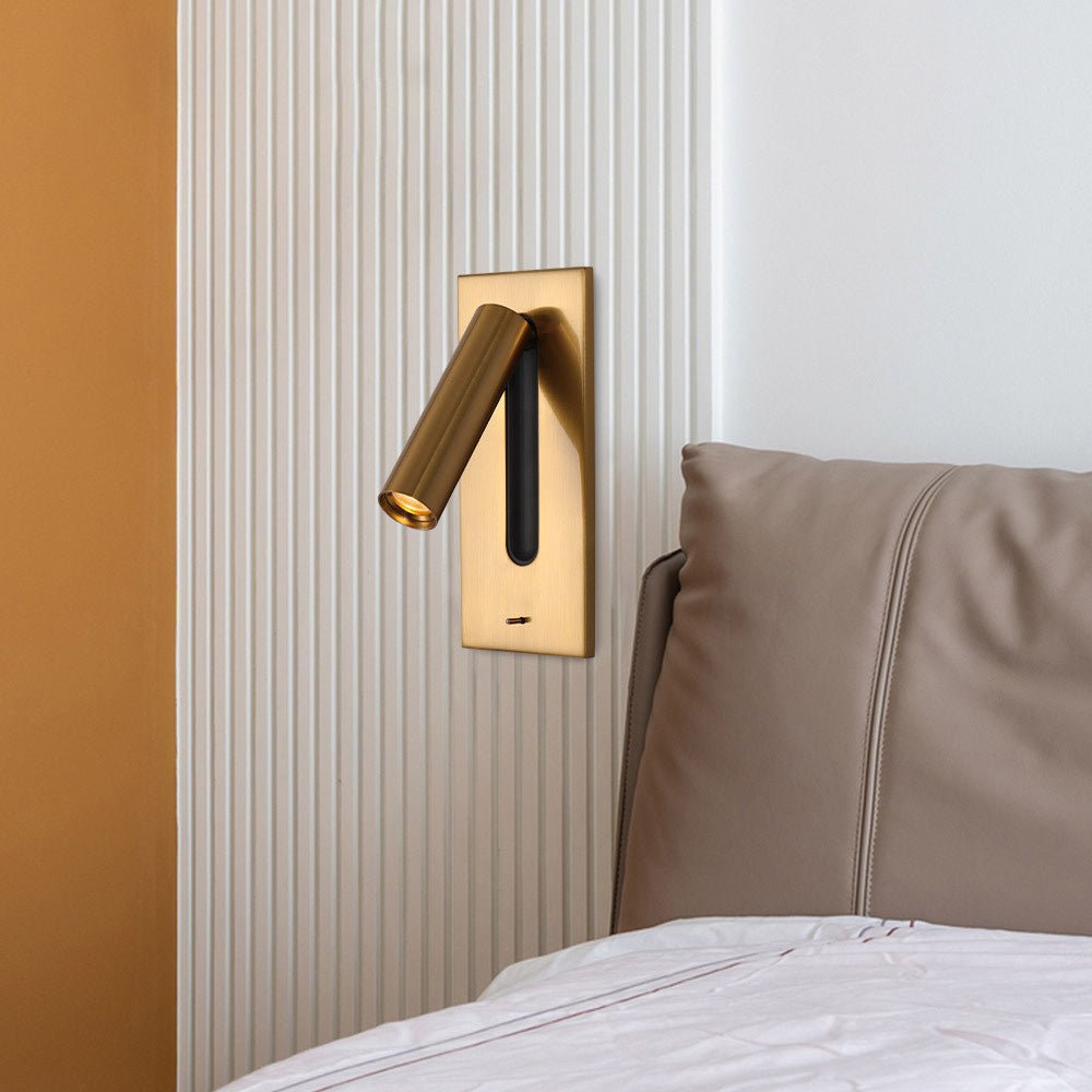 Wallace Moderne minimalistische draaiende wandlamp