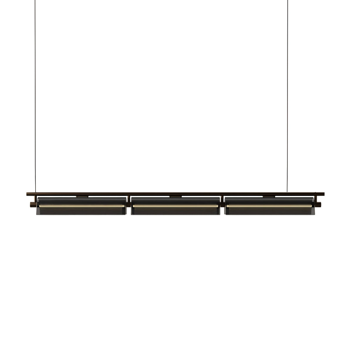Veliian kroonluchter met rookglas modern