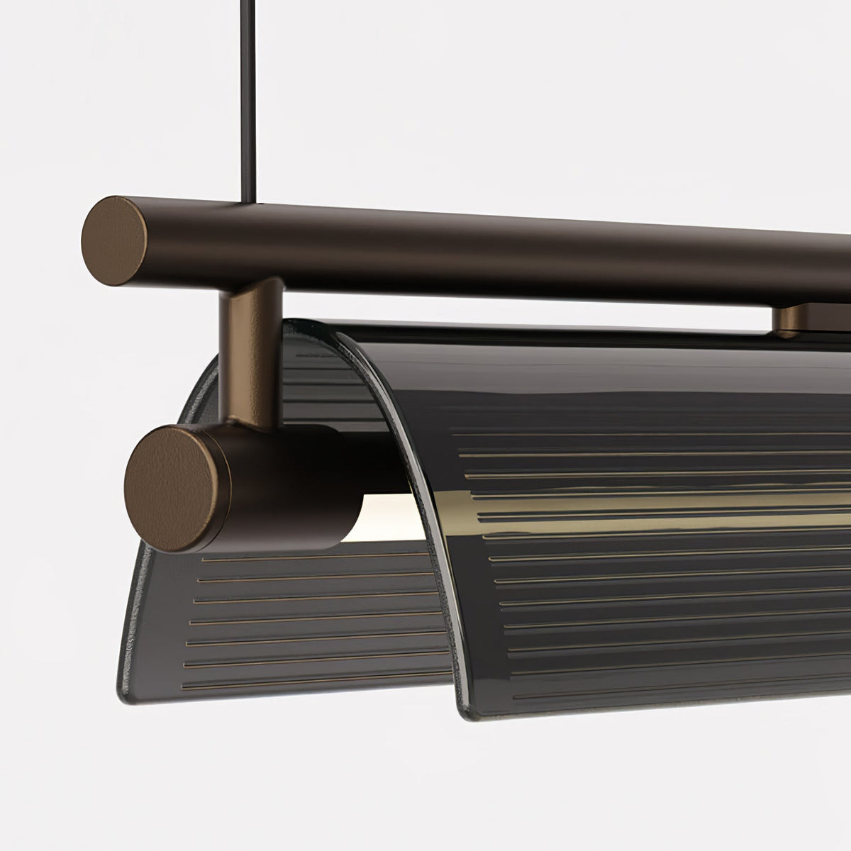 Veliian kroonluchter met rookglas modern