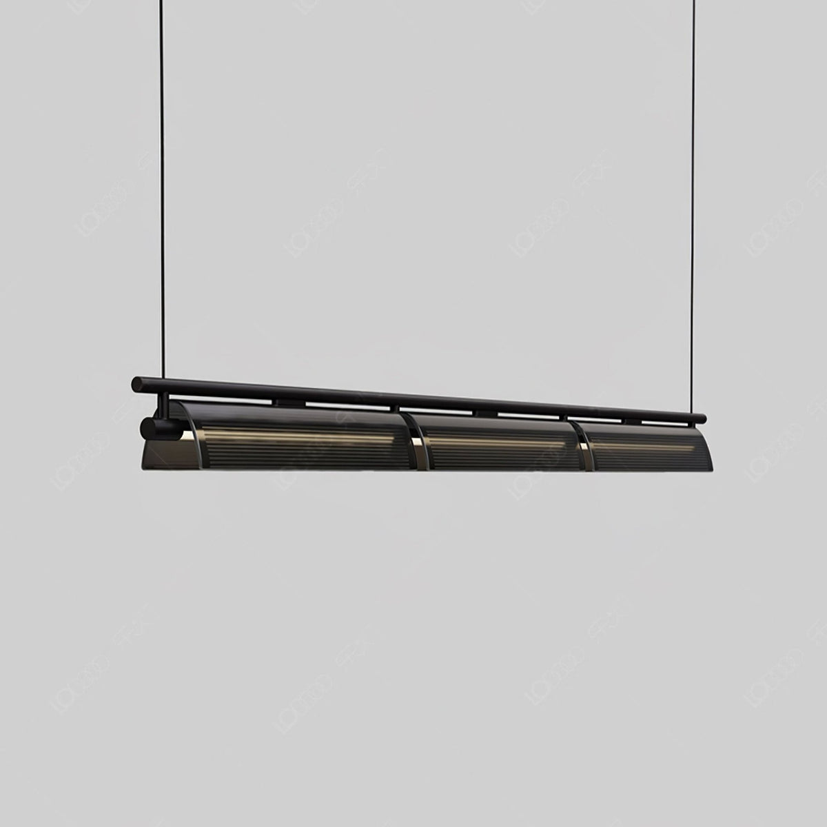 Veliian kroonluchter met rookglas modern