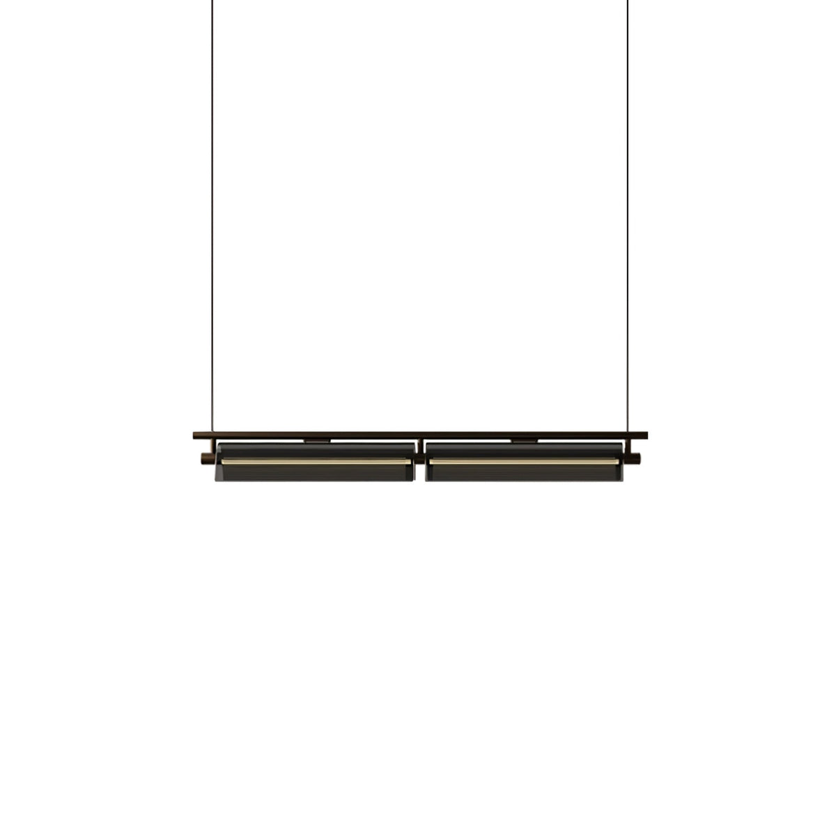 Veliian kroonluchter met rookglas modern