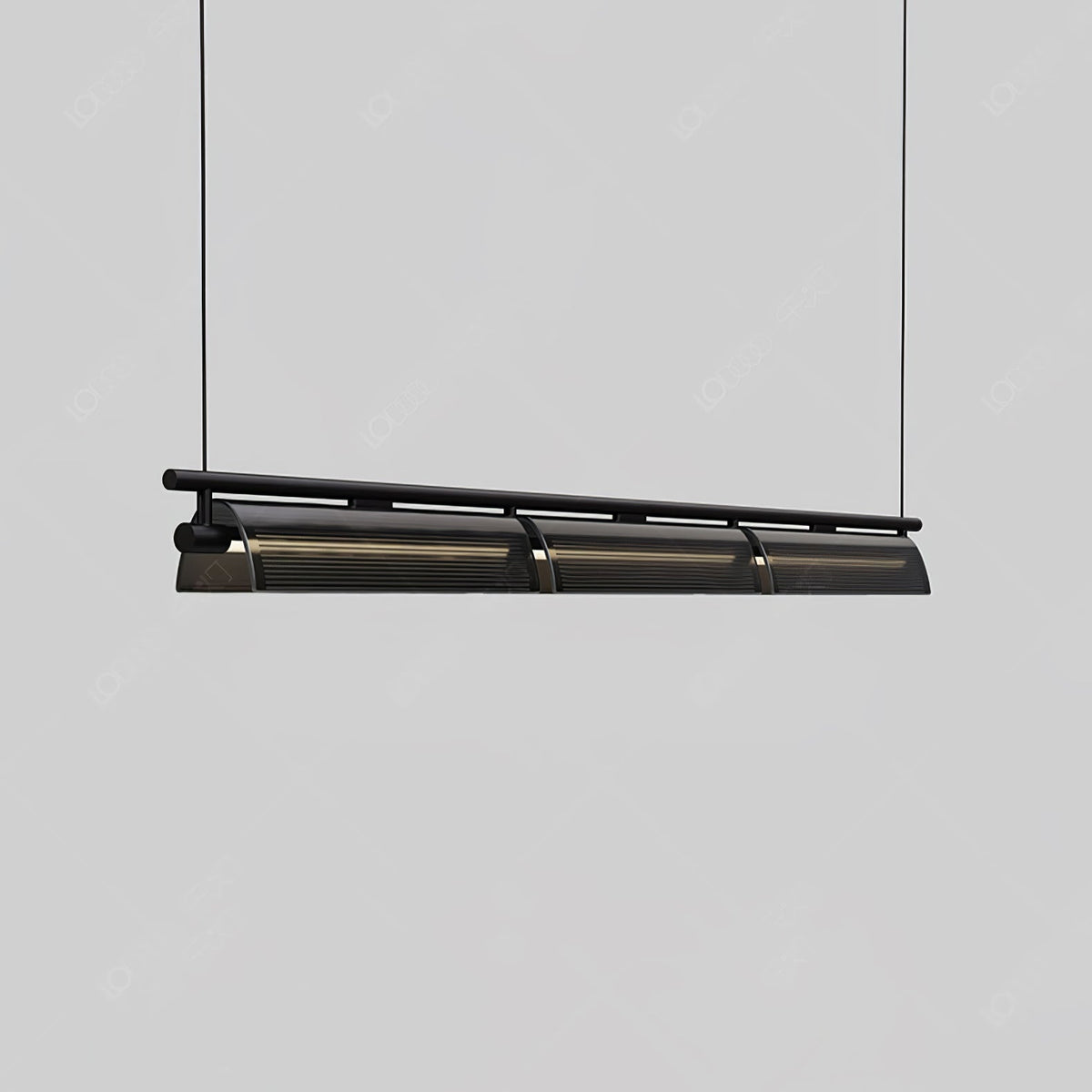 Veliian kroonluchter met rookglas modern