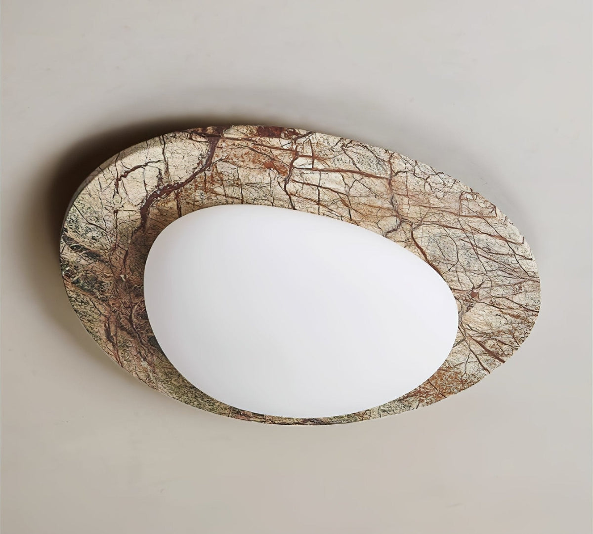 Huxr marmeren plafondlamp