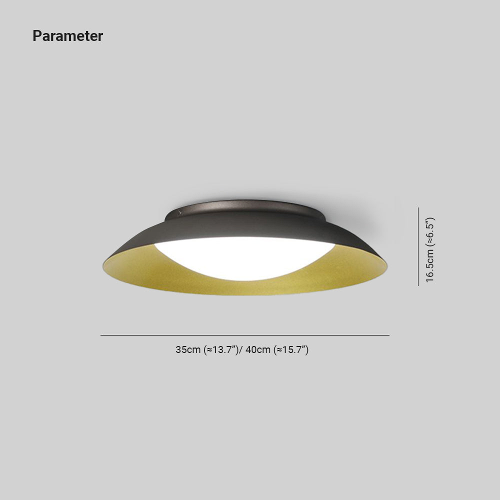 Carins Ronde LED Plafondlamp Metaal Keuken Slaapkamer Woonkamer