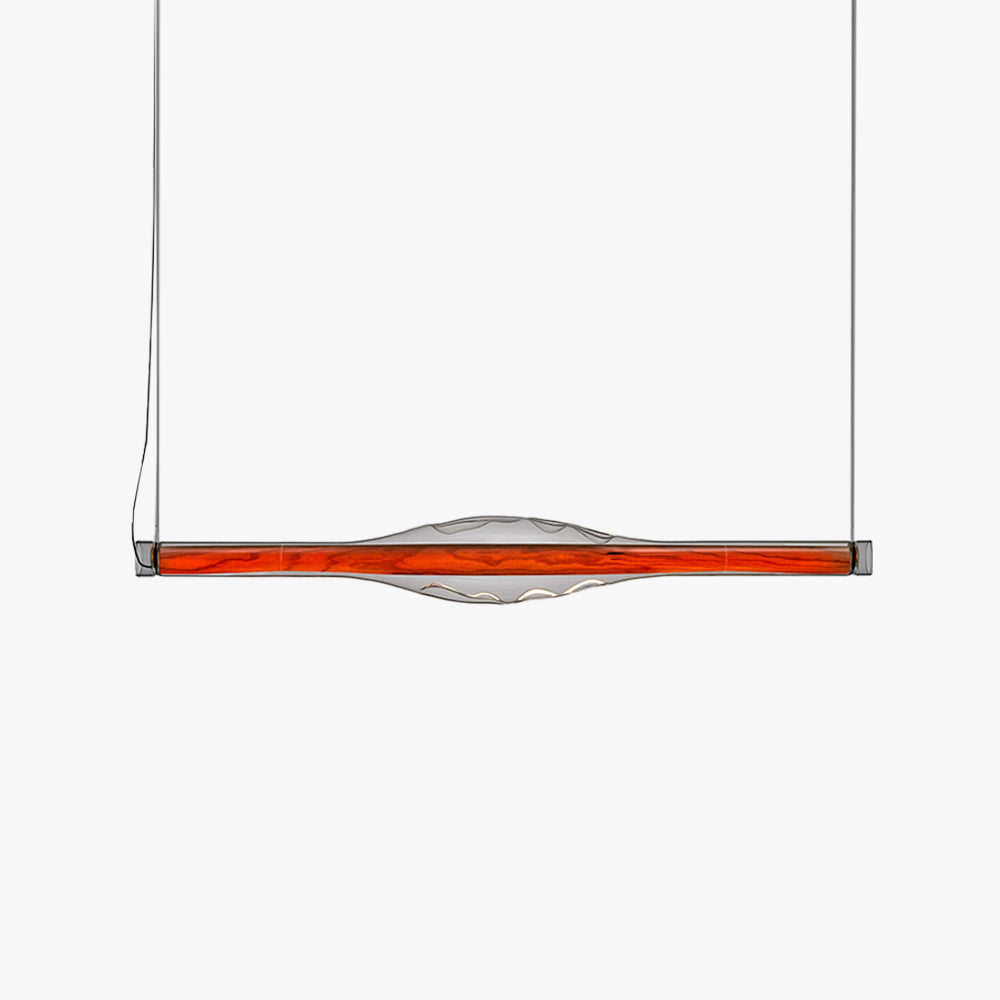 Edge Moderne Buisvormige LED Hanglamp Zwart Metaal Slaapkamer