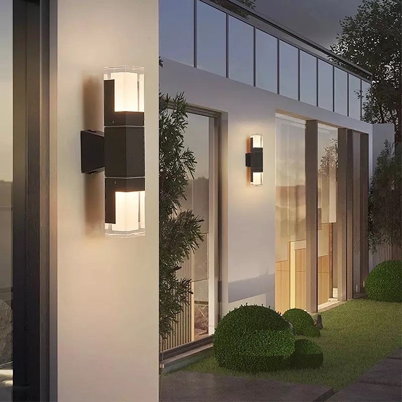 Orr Moderne Rechthoekig LED Wandlamp Metaal/Acryl Zwart Slaap/Woon/Eetkamer