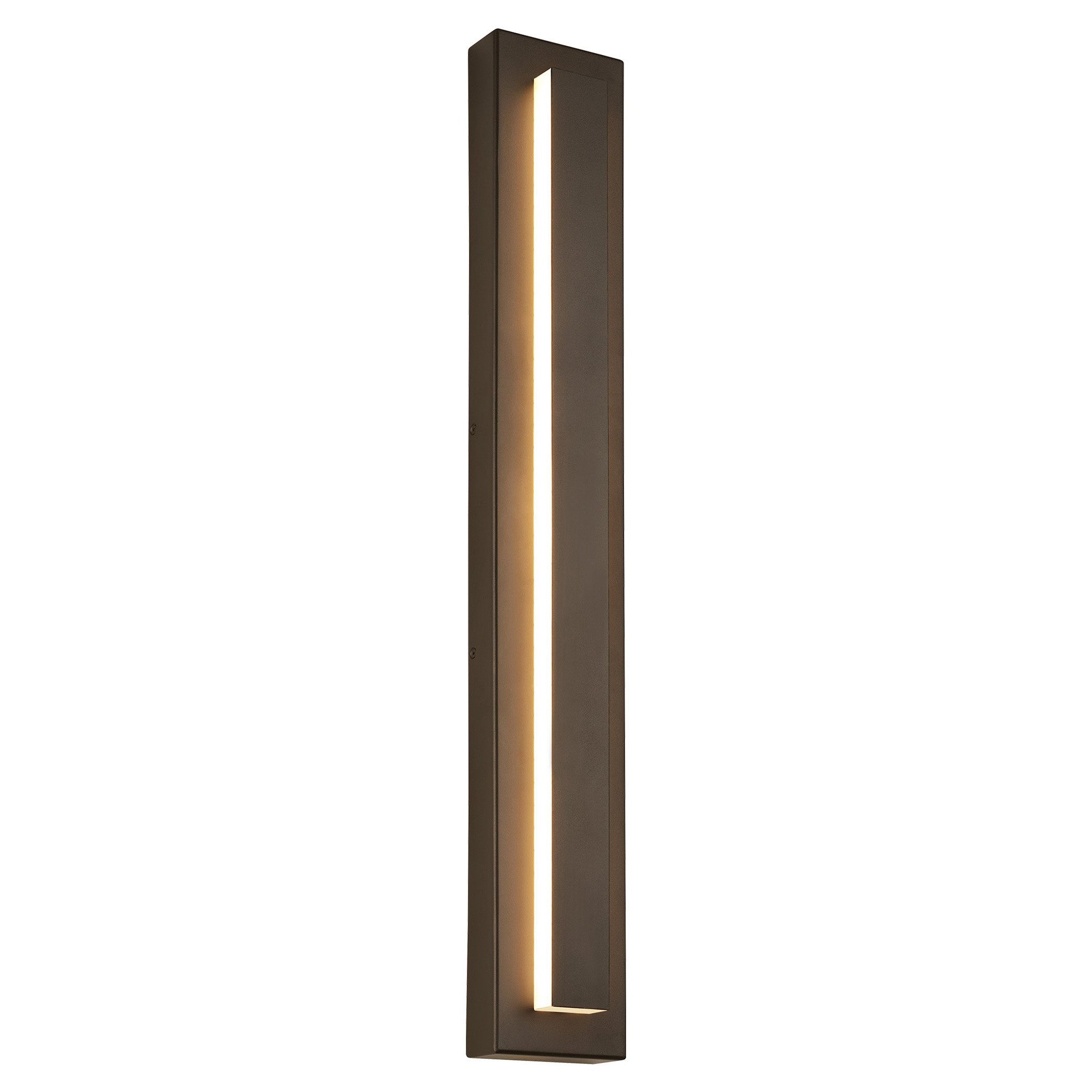 Edge Moderne Vierkante LED Buitenlamp Donkergrijs Metaal Tuin