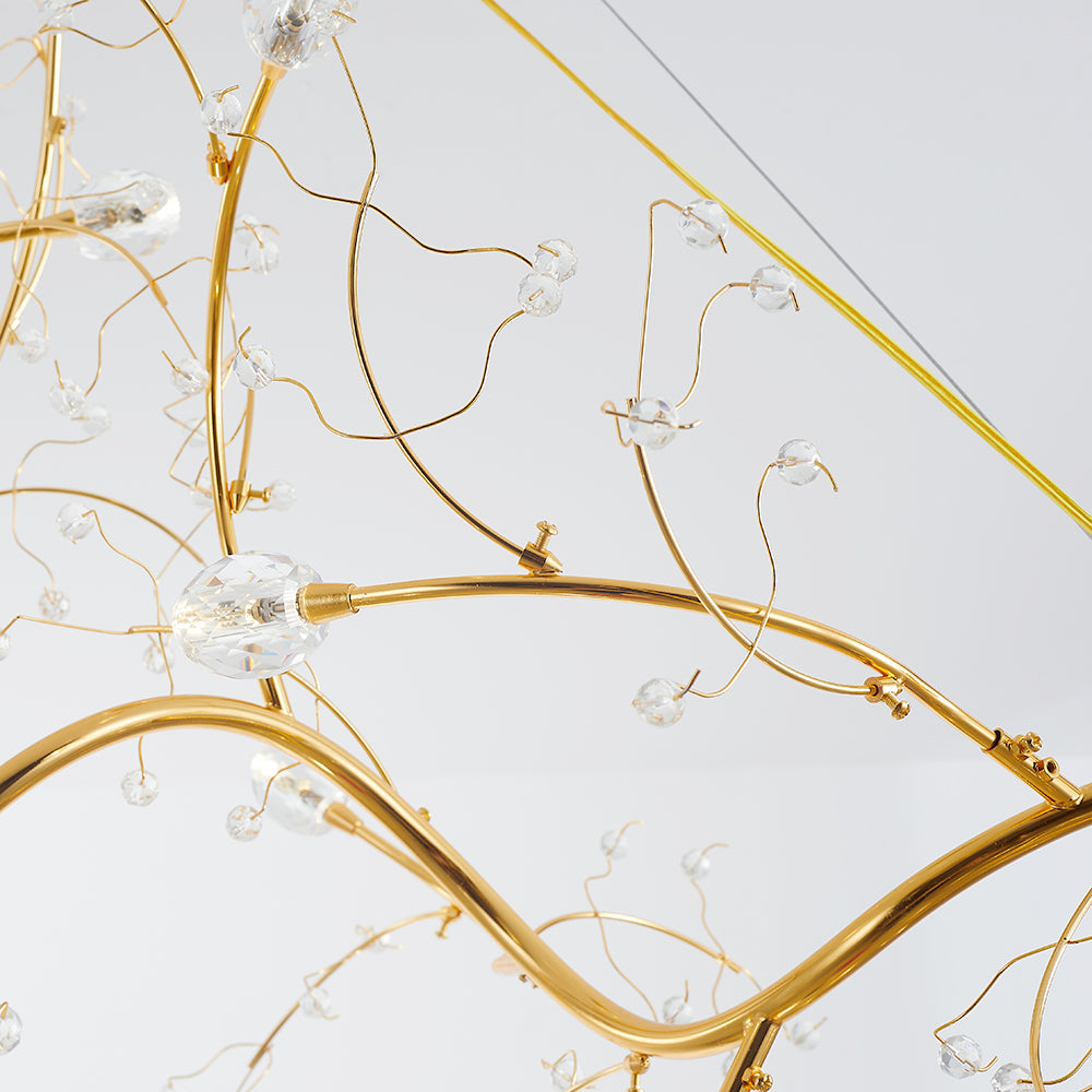 Olivia Moderne Design LED Hanglamp Blauw Woonkamer Keuken