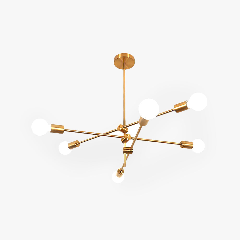 Valentina Moderne Design LED Kroonluchter Metaal Glas Woonkamer