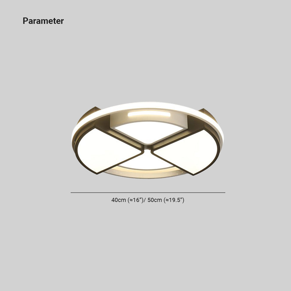 Quinn Moderne Design LED Plafondlamp Wit Woonkamer Slaapkamer