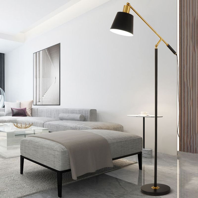 Salgado Design LED Vloerlampen Zwart Metaal Slaapkamer Woonkamer