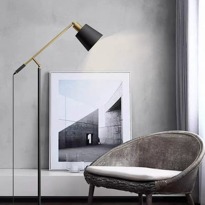 Salgado Design LED Vloerlampen Zwart Metaal Slaapkamer Woonkamer