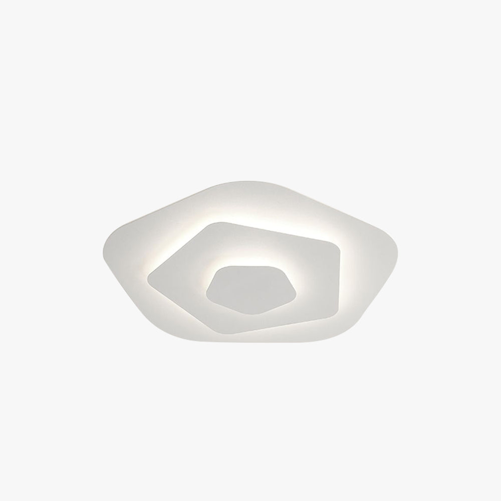 Quinn Moderne Design LED Plafondlamp Wit Metaal Acryl Woonkamer Keuken