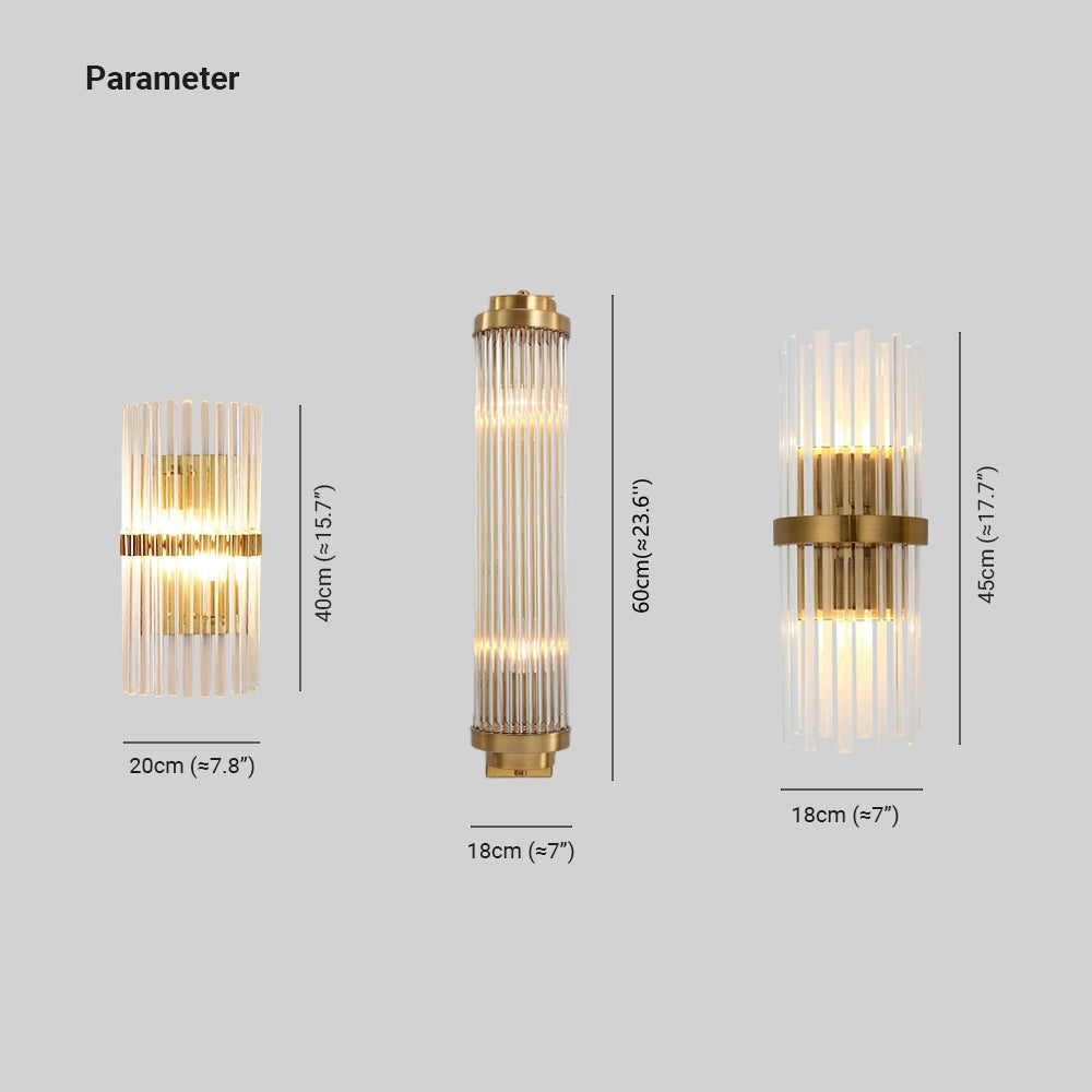 Orr Moderne Design LED Wandlamp Goud Metaal Kristal Woonkamer