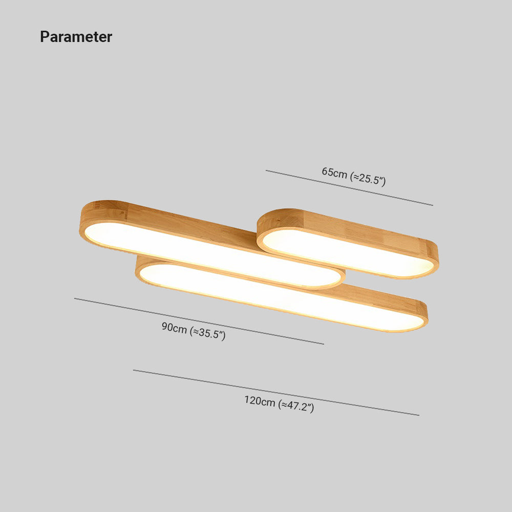 Ozawa Moderne Design LED Plafondlamp Metaal/Acryl Woonkamer