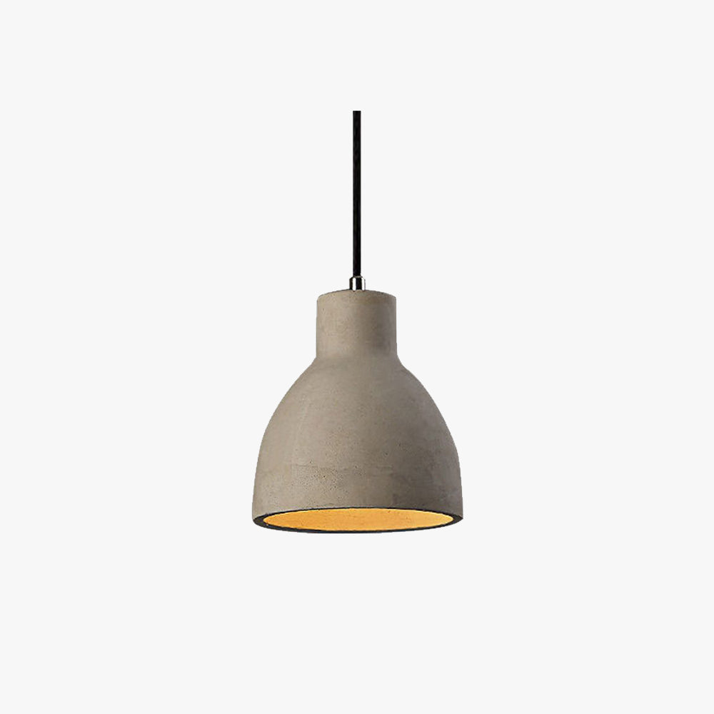 Byers Moderne Koepel LED Hanglamp Grijs Metaal/Cement Slaapkamer