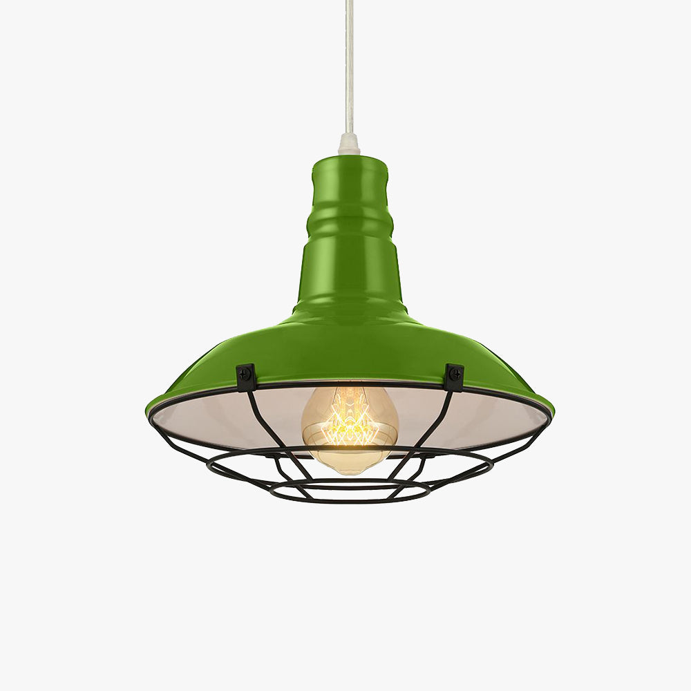 Cooley Industriële Kom Metalen Hanglampen Zwart/Wit/Blauw/Groen/Oranje