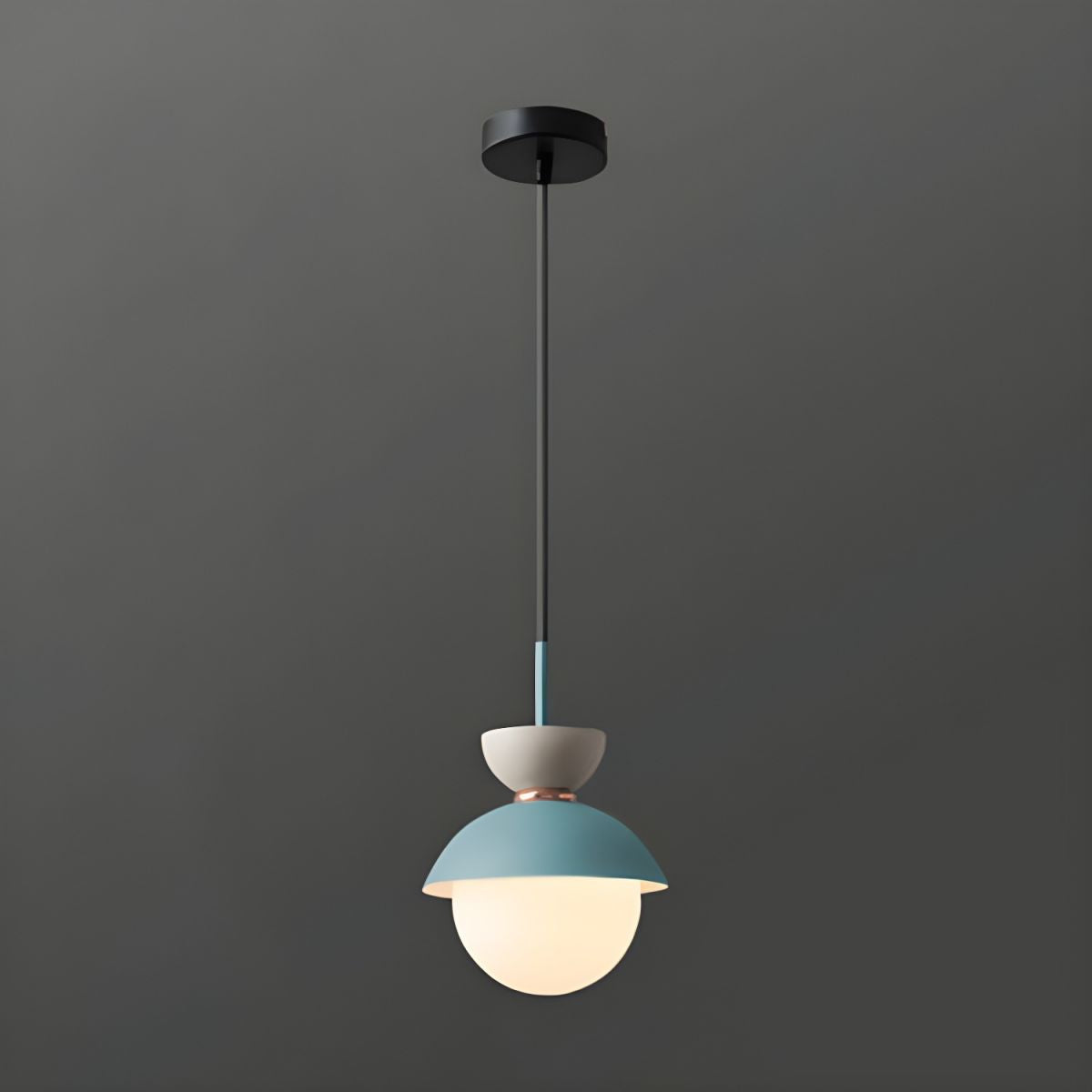 Cairns Nordic Globe LED Hanglamp Kleurrijk Metaal Slaapkamer