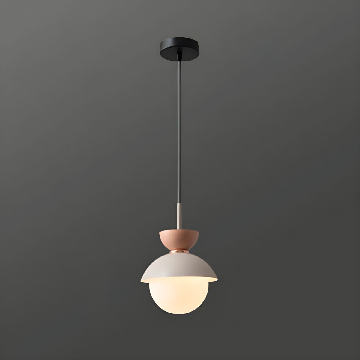Cairns Nordic Globe LED Hanglamp Kleurrijk Metaal Slaapkamer