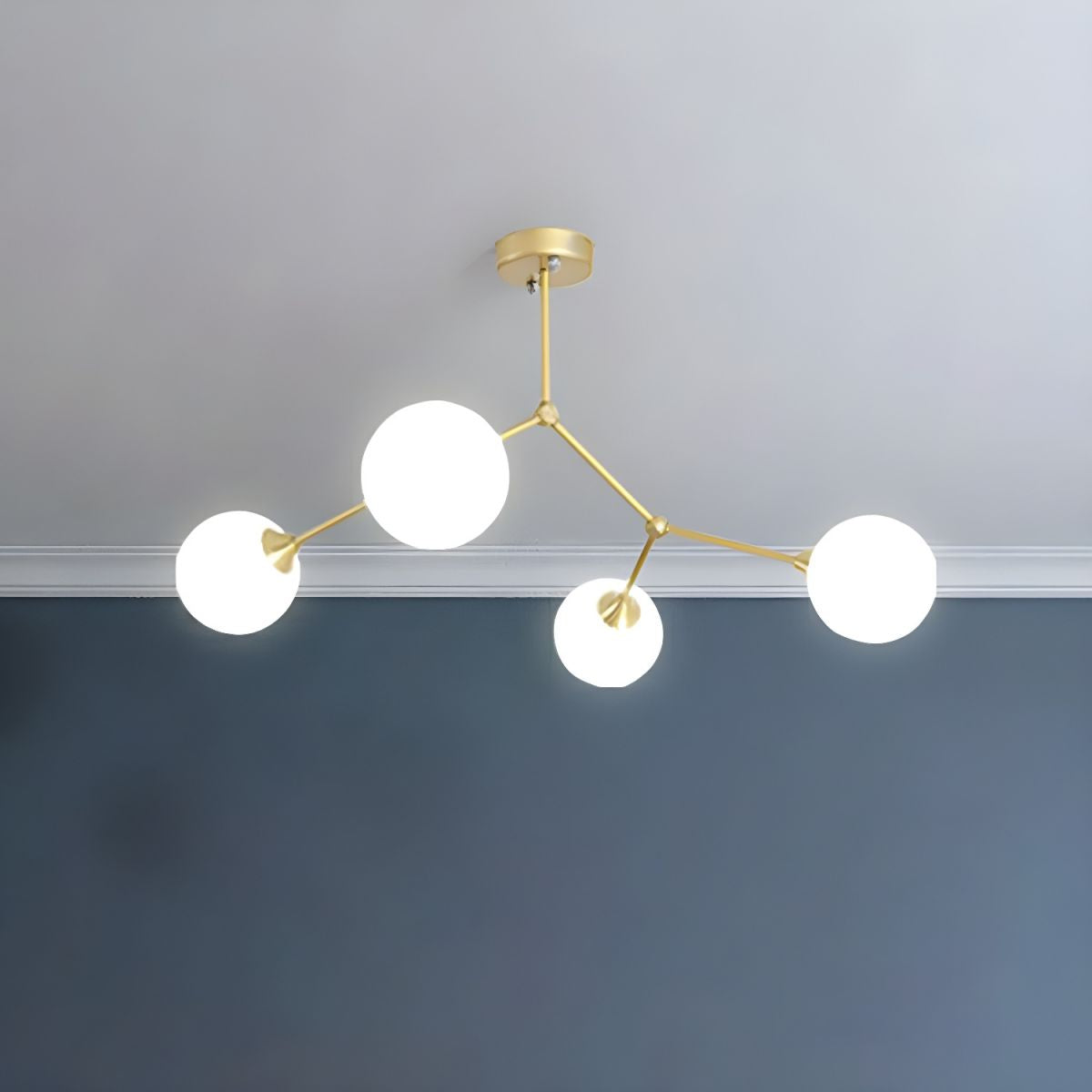 Valentina Moderne Design LED Hanglamp Glass Zwart Woonkamer Keuken
