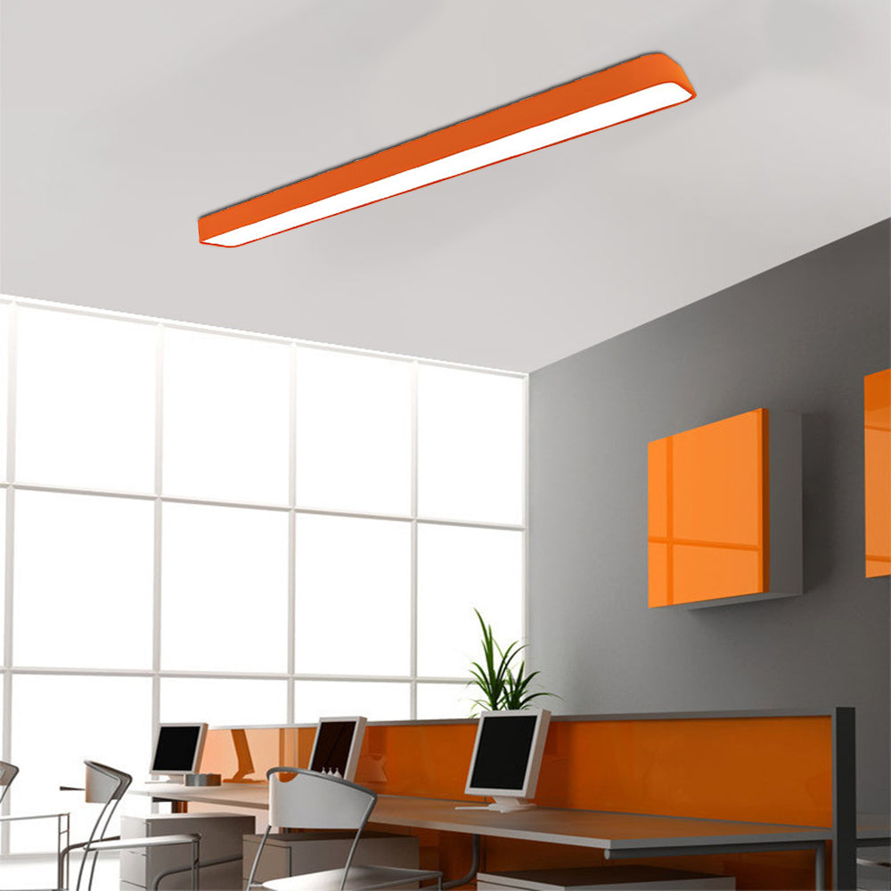 Edge Moderne Design LED Plafondlamp Wit/Roze Kinder/Slaapkamer Metaal&Acryl