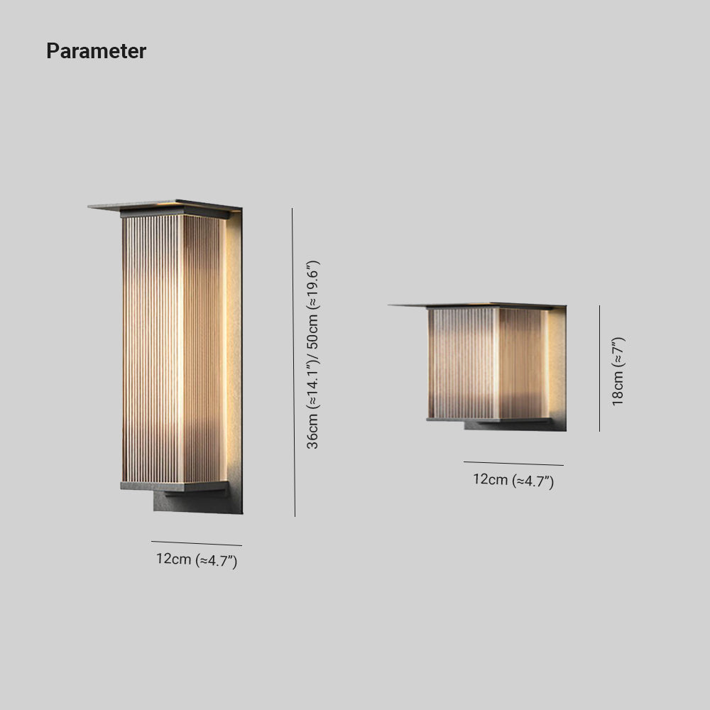 Orr Modern Design LED Wandlamp Metaal Acryl Buiten Hal Tuin