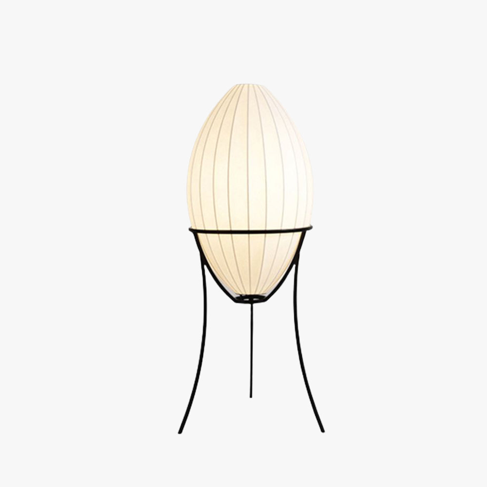 Renée Moderne Design LED Ei-vormige Vloerlamp Stof/Metaal Woonkamer/Slaapkamer