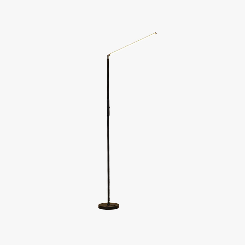 Edge Industriele LED Vloerlamp Zwart/Wit Woon/Slaapkamer Metaal&Acryl