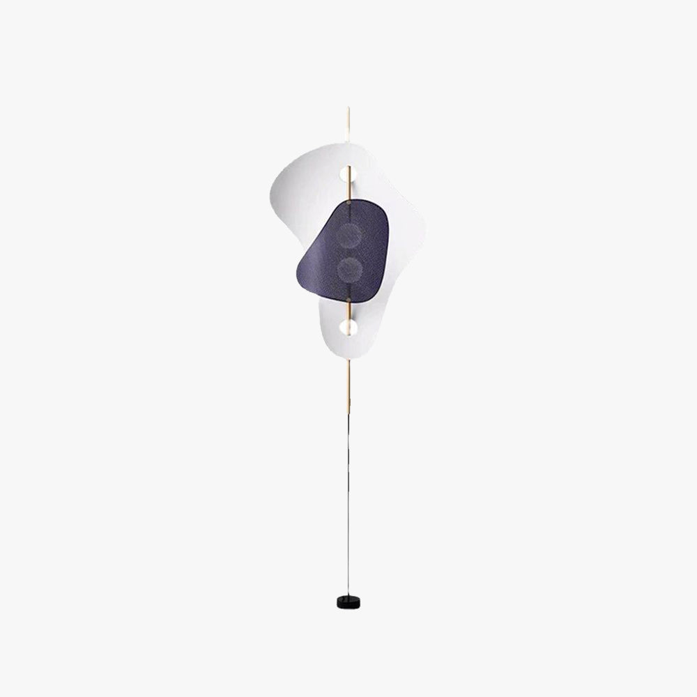 Salgado Moderne Onregelmatige LED Vloerlamp Metaal Zwart/Wit Slaap/Woon/Eetkamer