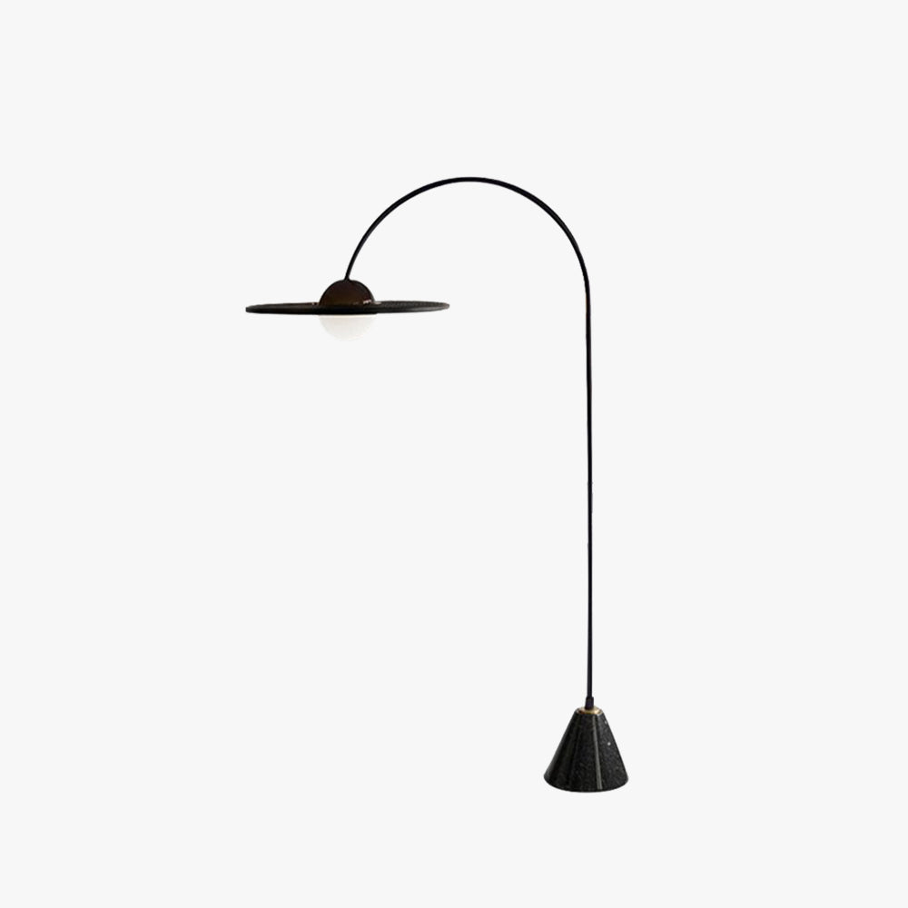 Carins Moderne Design LED Vloerlamp Zwart Metaal/Glas Woonkamer