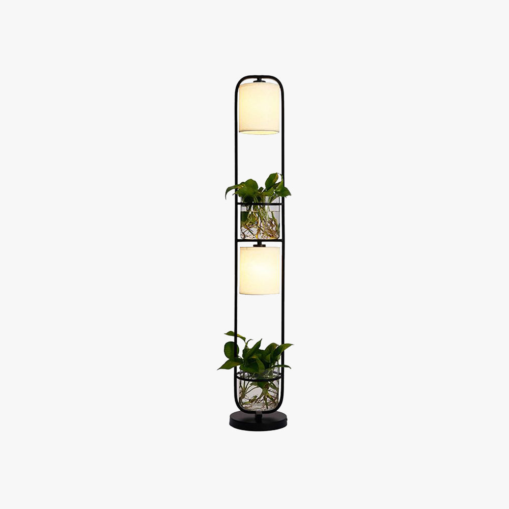 Eryn Design Eenvoudige Cilinder Heads Vloerlamp Planters Zwart/Wit/Goud Slaapkamer/Woonkamer
