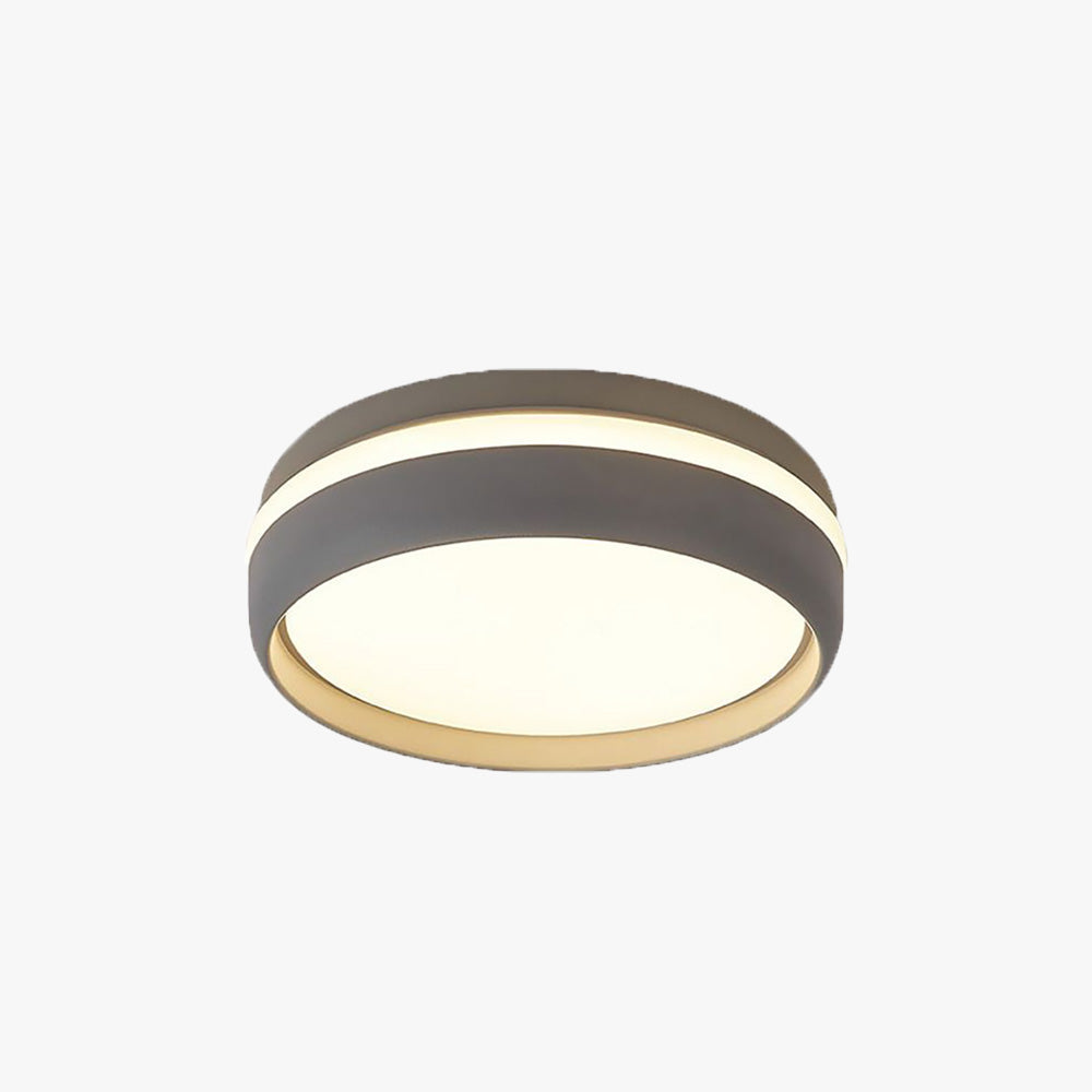 Quinn Moderne Design LED Plafondlamp Metaal Acryl Zwart Woonkamer