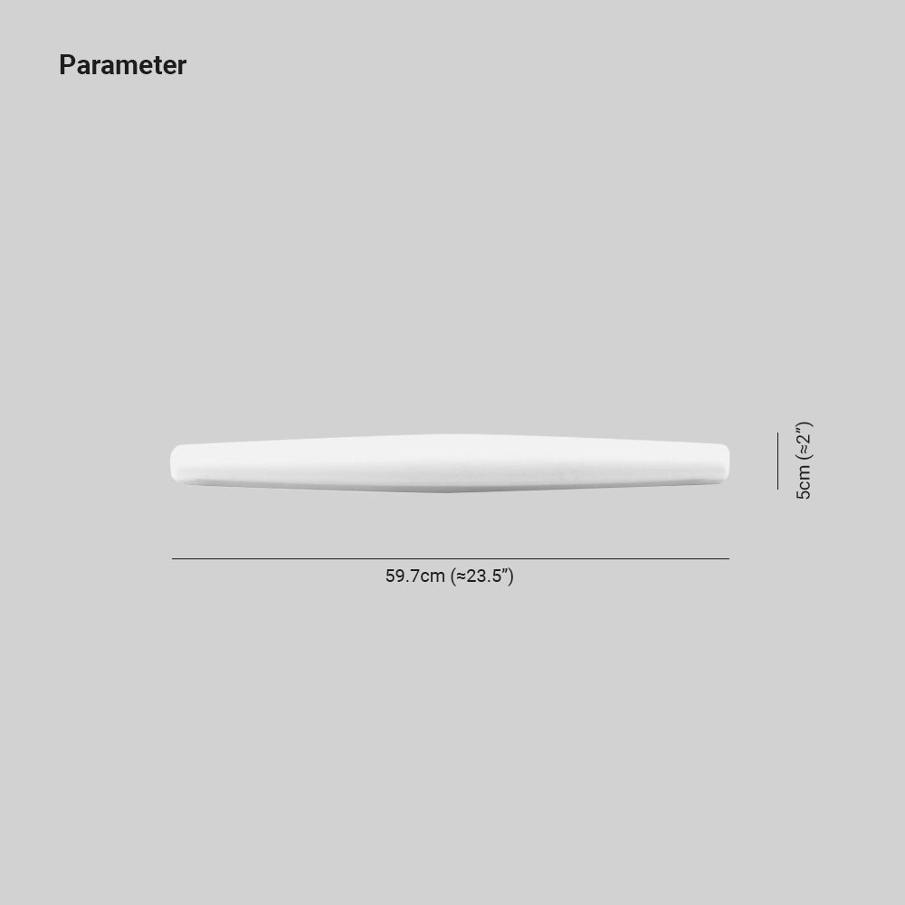 Edge Modern LED Ovale Wandlamp Wit Woon/Slaap/Badkamer Acryl