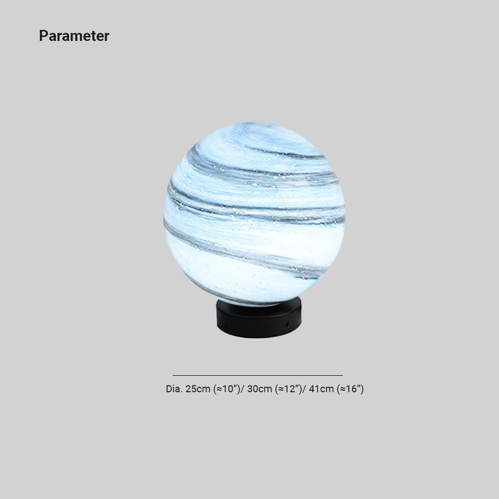 Elif Maanbol LED Zonne Energie Buitenlamp Geel/Blauw, Metaal/Glas, Vierkant