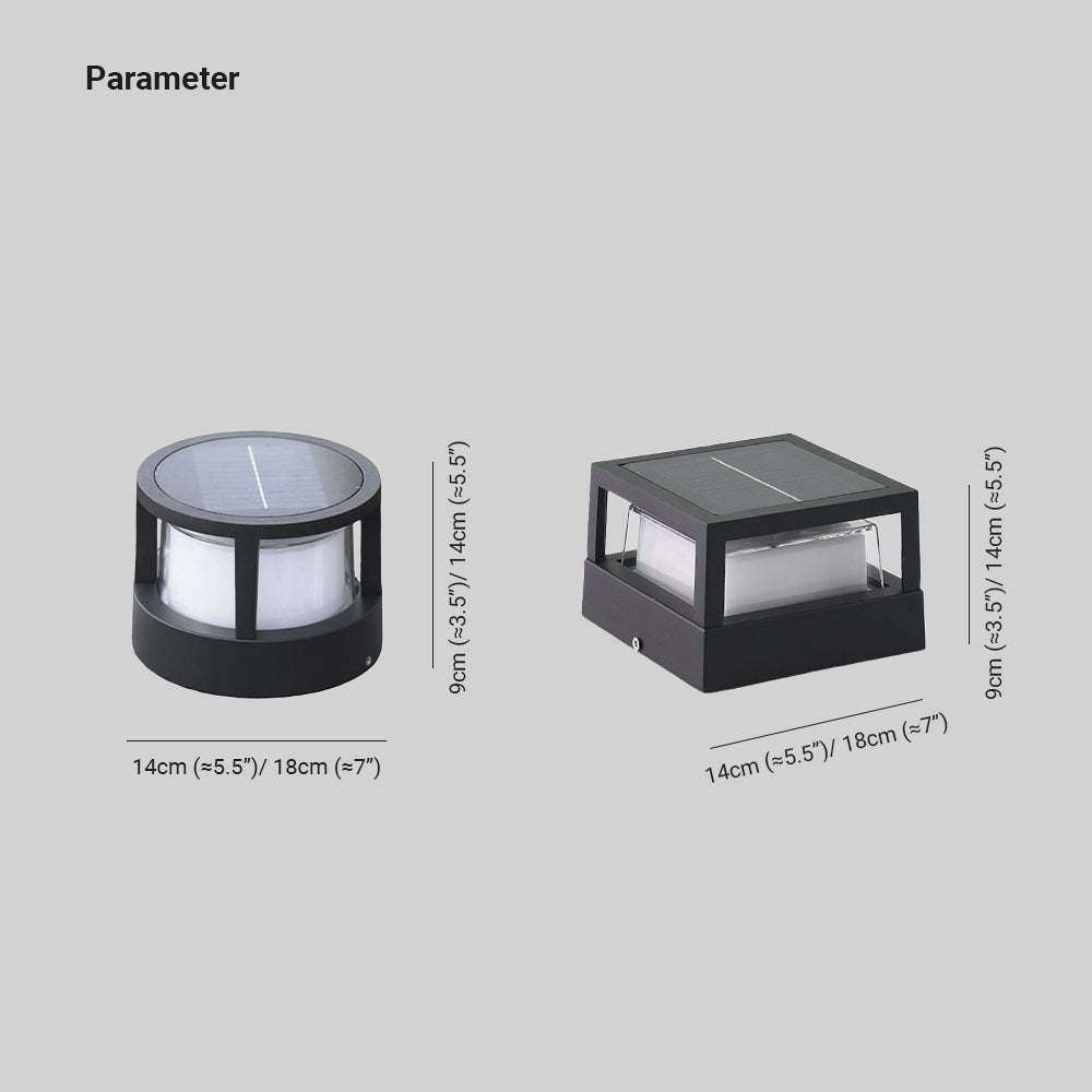 Riley Moderne LED Buitenlamp Zwart Metaal/Acryl Tuin/Stoeprand/Balkon