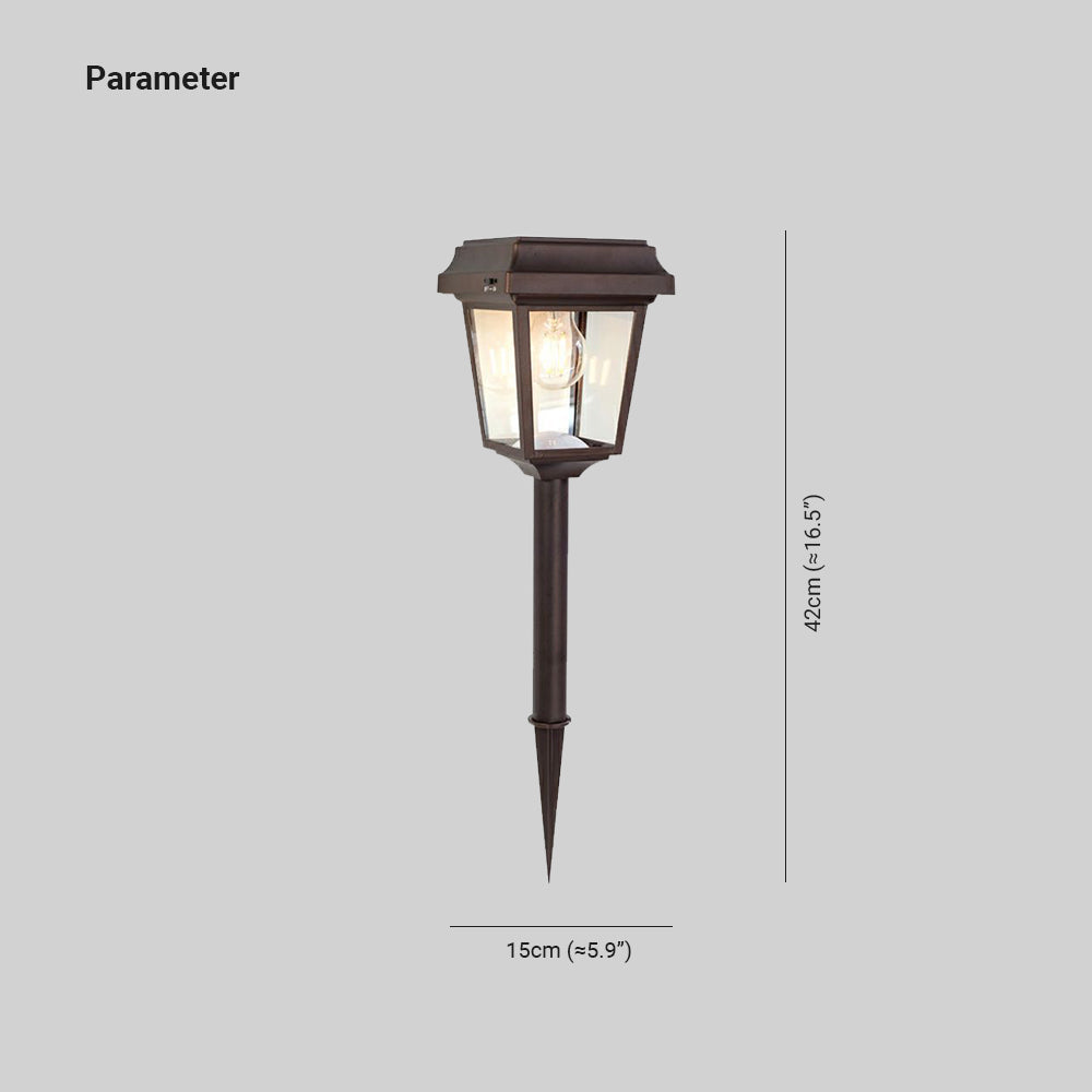 Pena Design LED Buitenlamp Zwart Metaal/Acryl Tuin/Stoeprand/Balkon