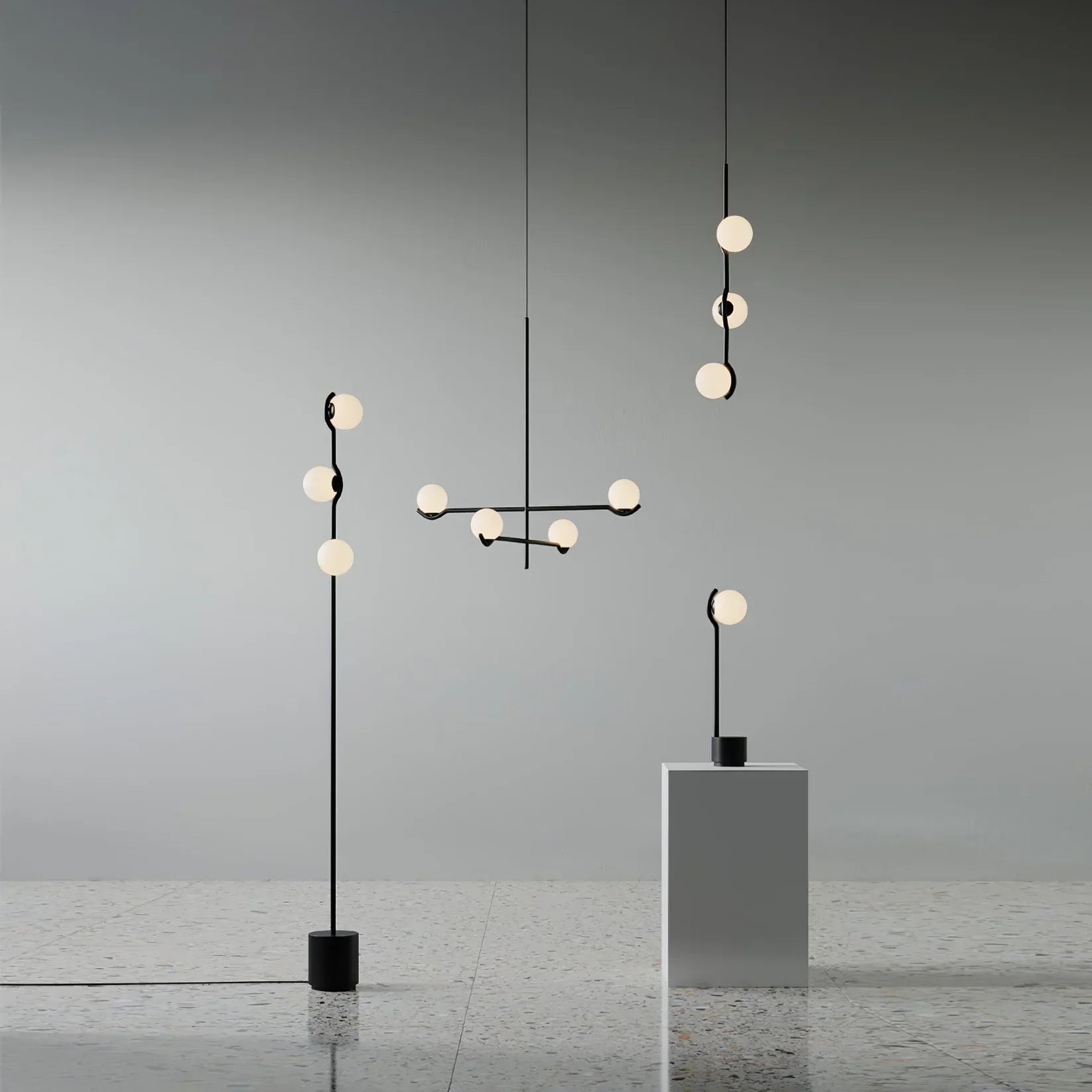 Alessio Minimalisme Metaal Glas Kroonluchter Eetkamer Slaapkamer