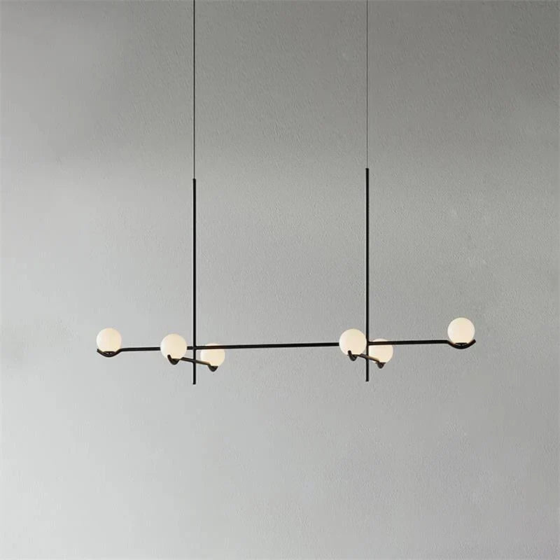 Alessio Minimalisme Metaal Glas Kroonluchter Eetkamer Slaapkamer