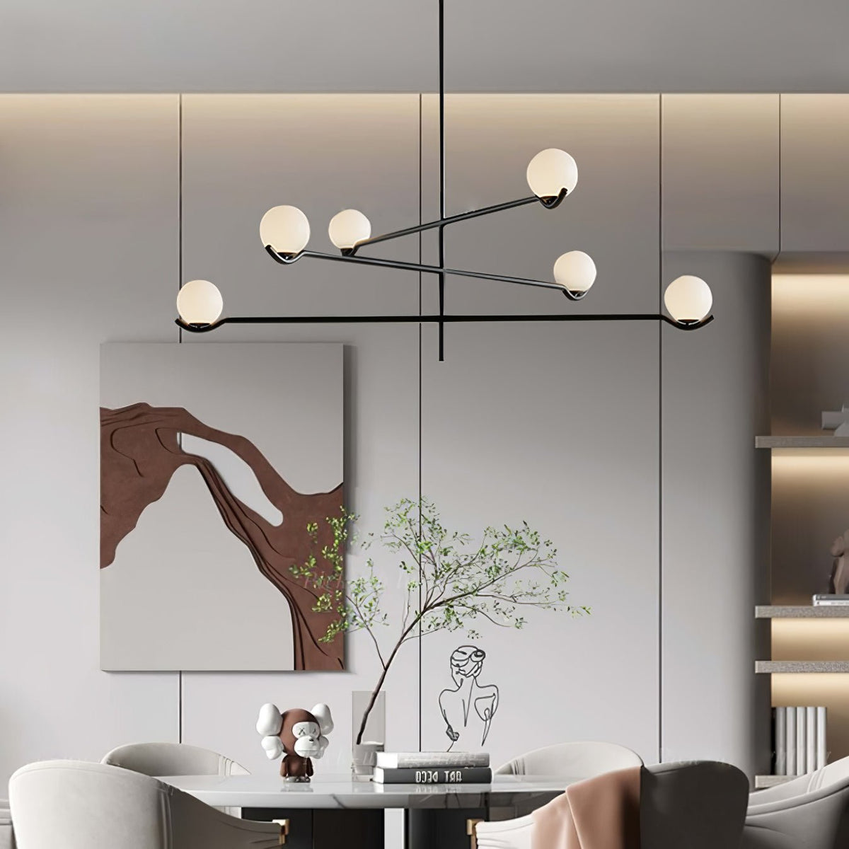 Bora Minimalistische glas hanglamp