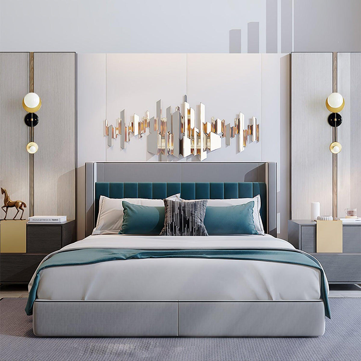 Balance Premium elegantie Schaalmarmeren wandlamp