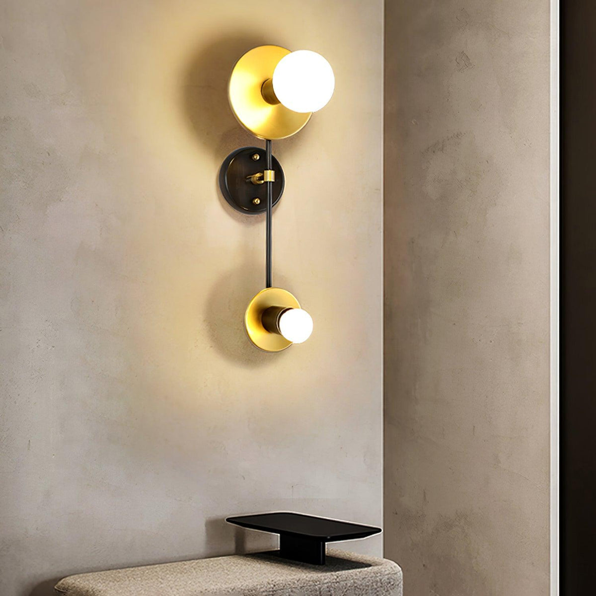 Balance Premium elegantie Schaalmarmeren wandlamp