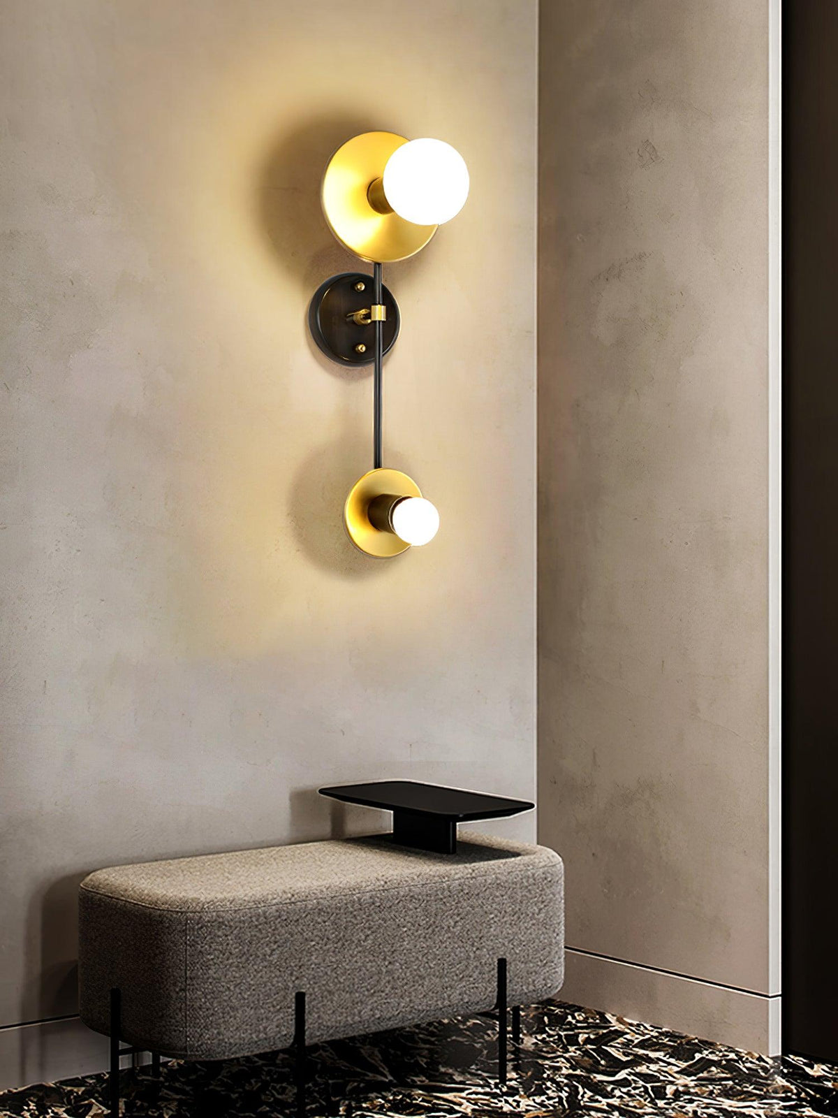 Balance Premium elegantie Schaalmarmeren wandlamp