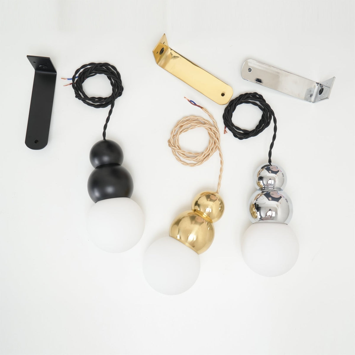 Cin Ball Series wandlamp van glas