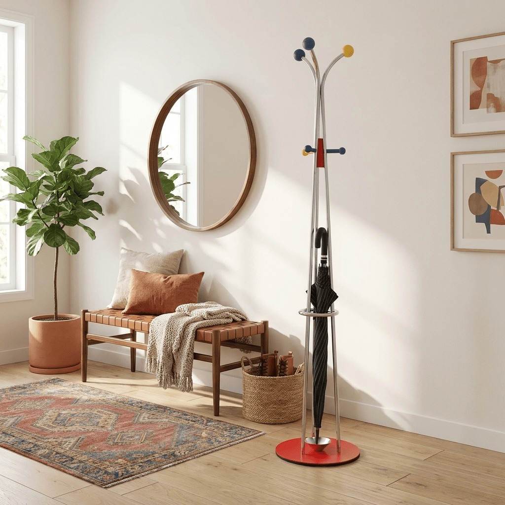 Noriine vloerlamp met balvormige bovenkant