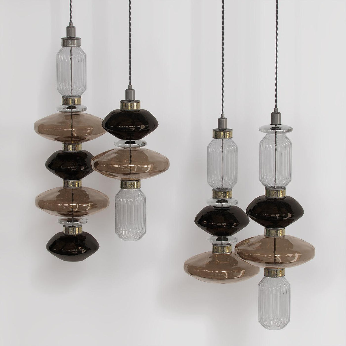 Veliora glas hanglamp luxe